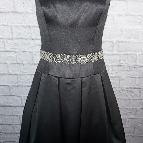 Vintage Chris Kole Black Beaded Dress 6 - Picture 2 of 7